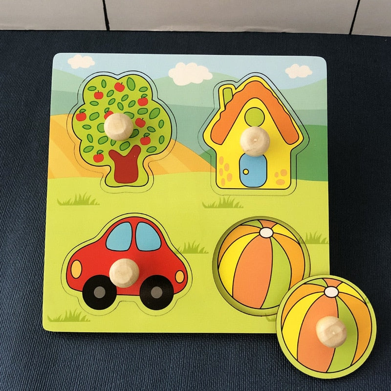 Baby Toys Montessori Puzzles Children Toy