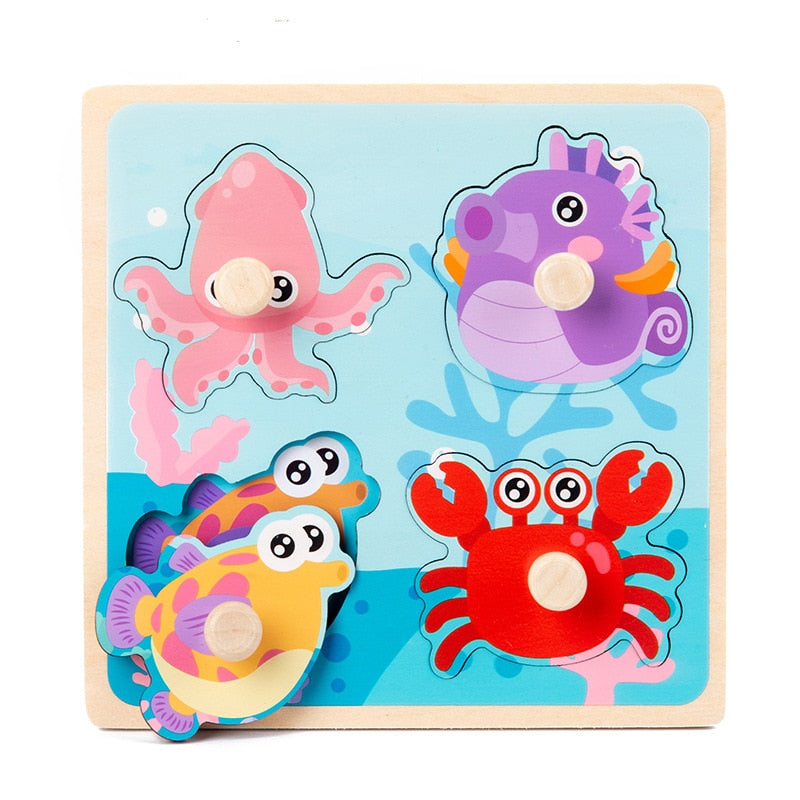 Baby Toys Montessori Puzzles Children Toy