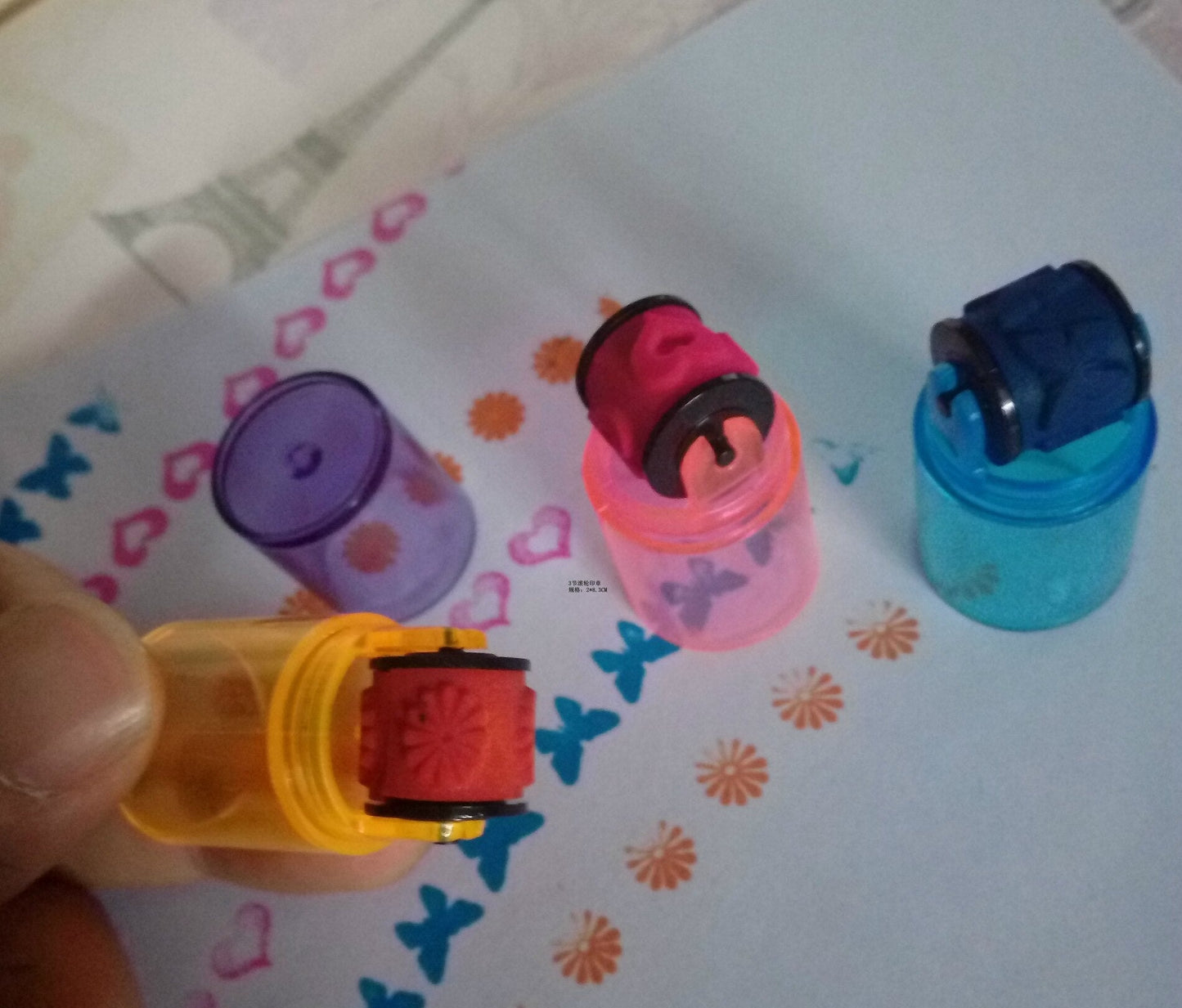Cute Mini Roller Toy Stamp Seal Highlighter