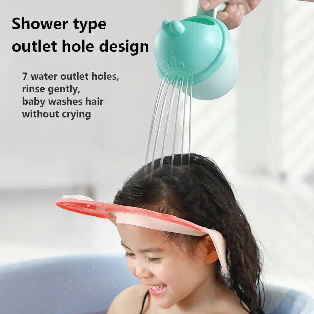 Baby Bath Caps Toddle Shampoo Cup Children Bathing