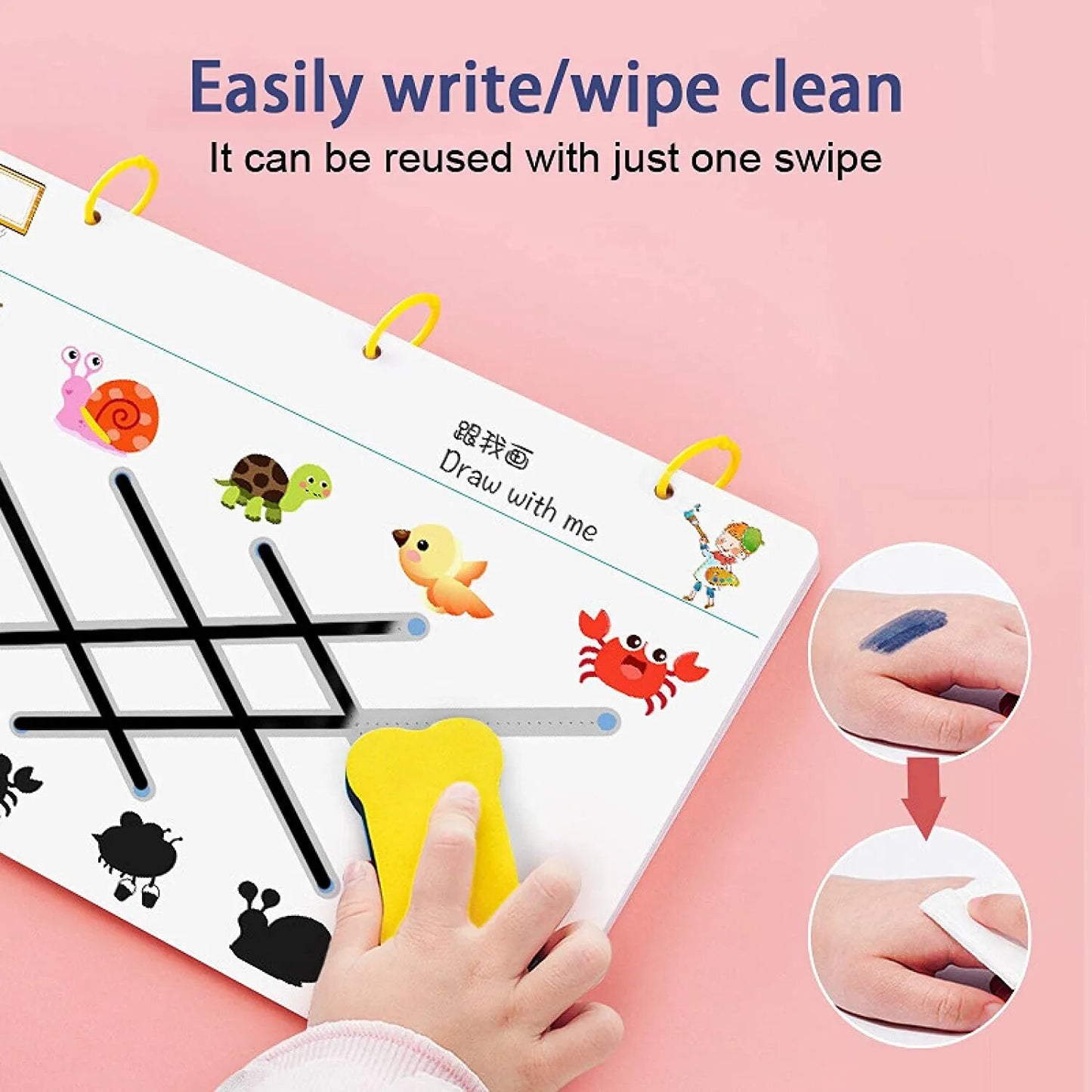 Magical Tracing Workbook Set Reusable Magic Practice