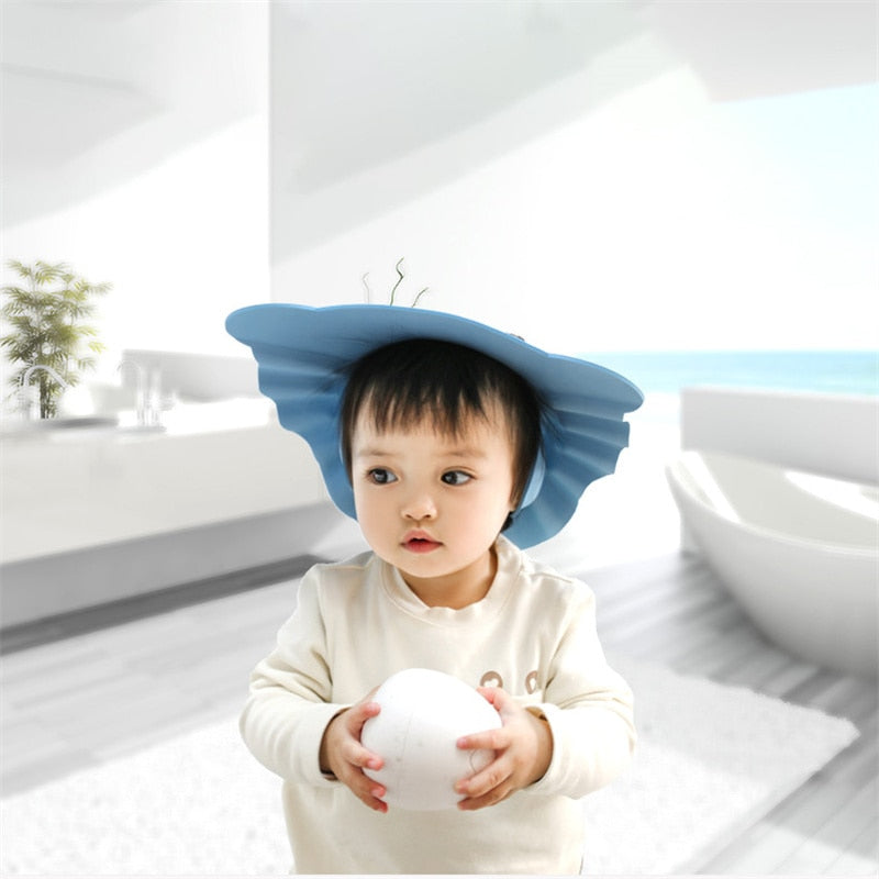 Baby Shower Soft Cap Adjustable Hair Wash Hat