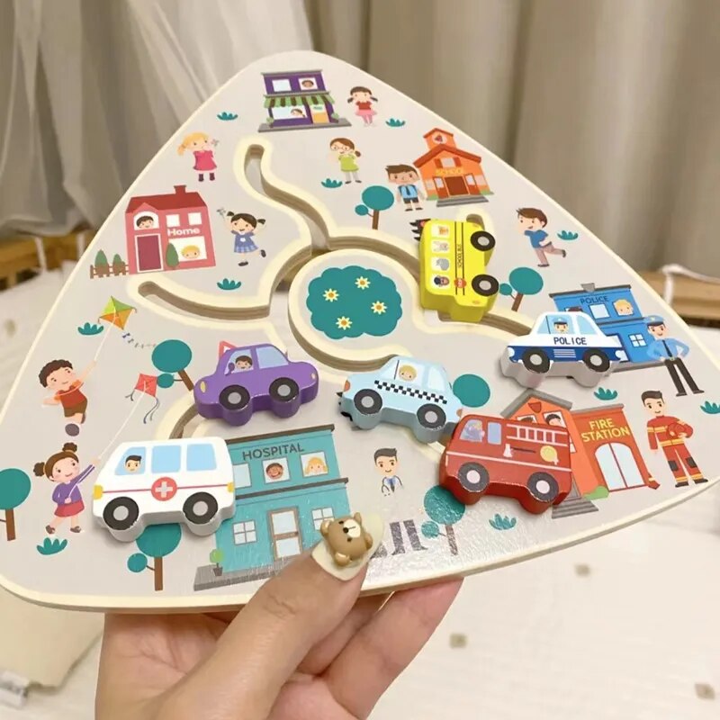Magnetic Track Maze Toys for Kids