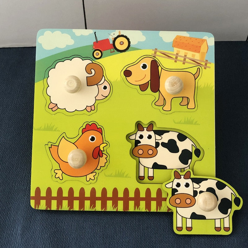 Baby Toys Montessori Puzzles Children Toy