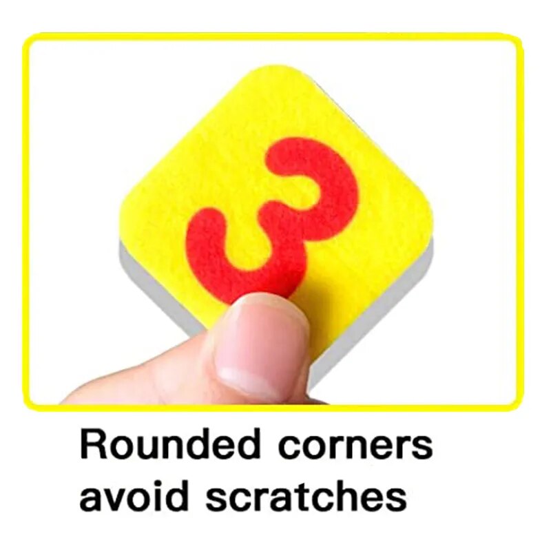 Kid Montessori Toys Felt Finger Numbers