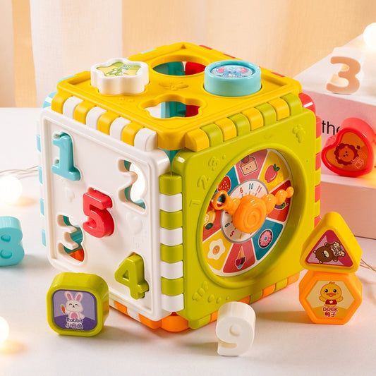 Toddler Activity Cube Shape Sorting Toys Boys