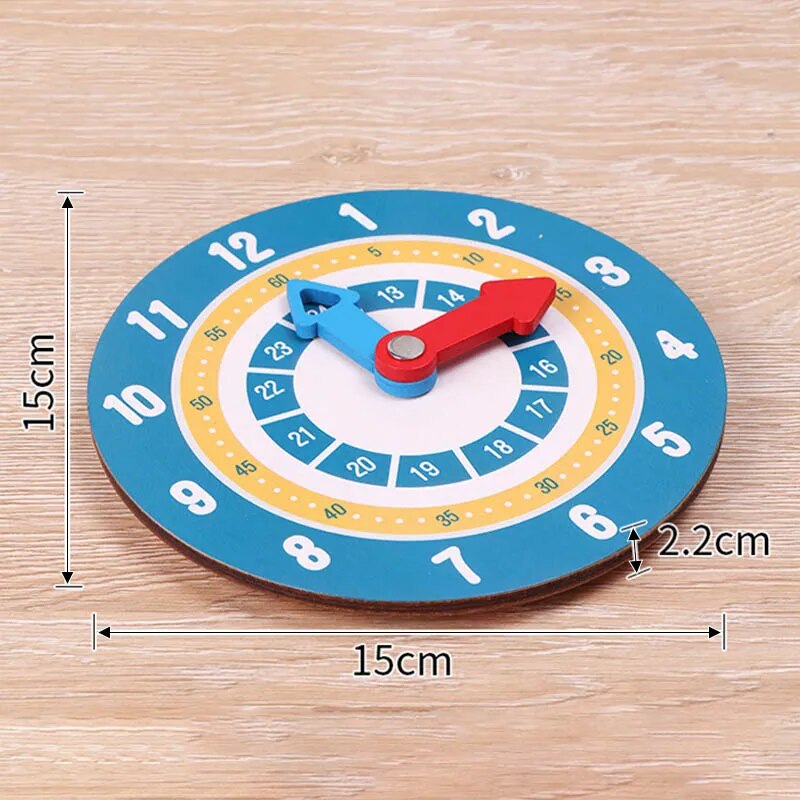 Kids Montessori Number Clock Toys