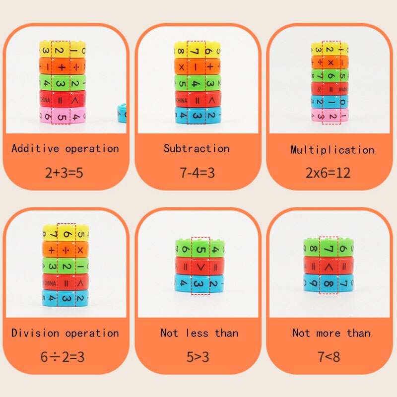 Children's Mathematics Numbers Magic Cube Toy