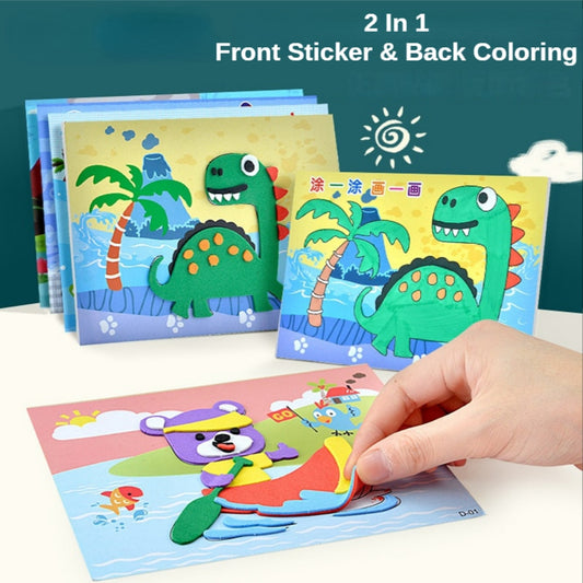 10Pcs 3D EVA Foam Sticker Puzzle Game DIY