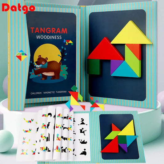 3D Puzzle Game Tangram Thinking Training Jigsaw