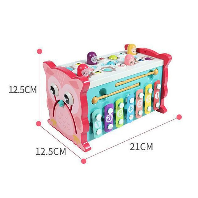 Hammering Toys 8-in-1 Magnetic Fishing Owl Cub