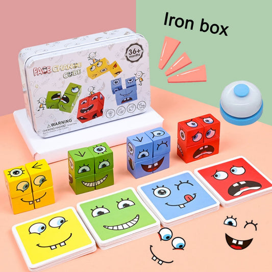 Cube Face Changing Building Blocks Board