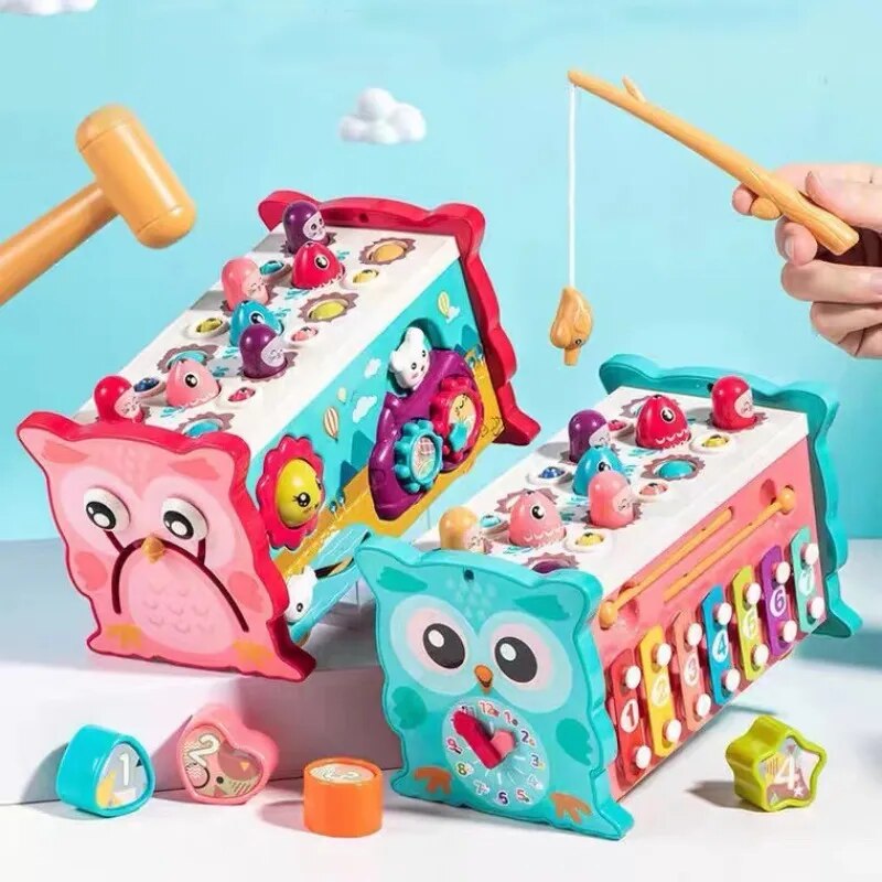 Hammering Toys 8-in-1 Magnetic Fishing Owl Cub