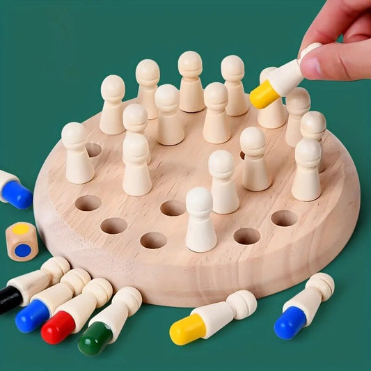 Magnetic Color Memory Match Chess Toys