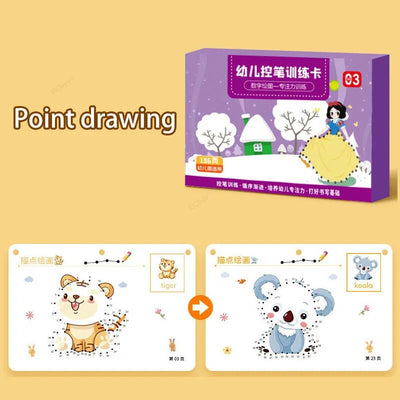 Copybook Practice Drawing Book Learning Children Magical