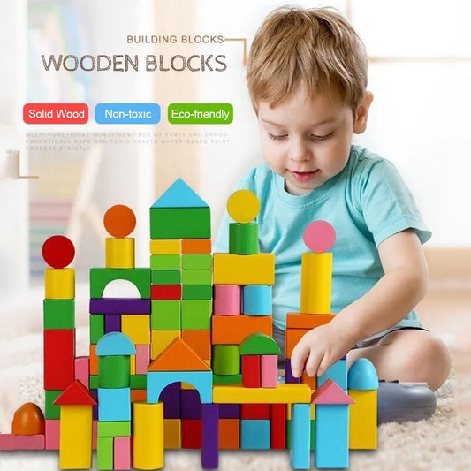 Large Safe Wooden Building Blocks